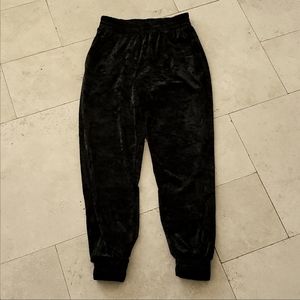 Zara velvet jogger